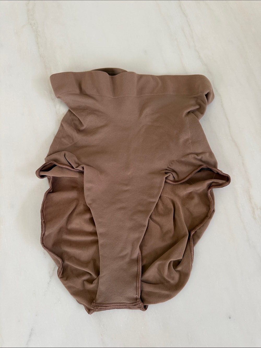 SKIMS Sculpting High-Waist Brief in Mocha Brown
